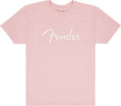 Fender Spaghetti Logo T-Shirt, Shell Pink, XL