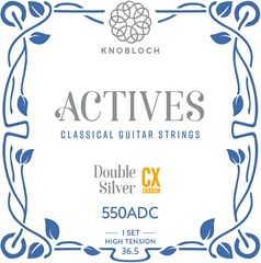 Knobloch ACTIVES Double Silver CX Carbon High 550 Tension 36.5