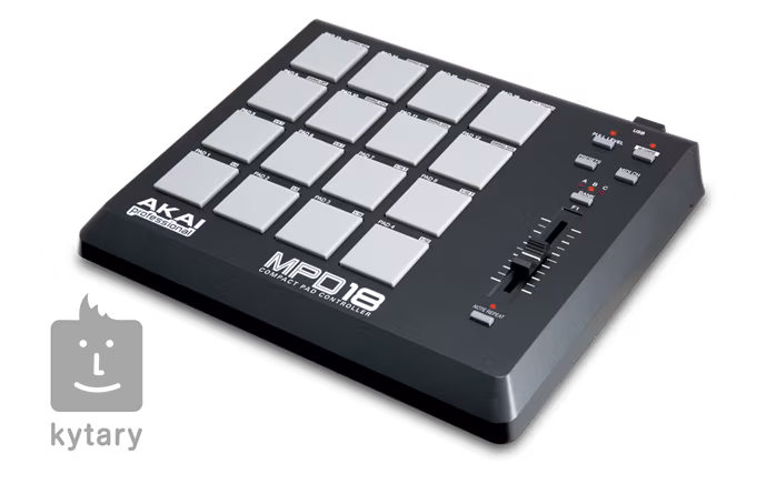 Akai MPD 18 - USB/MIDI kontroller