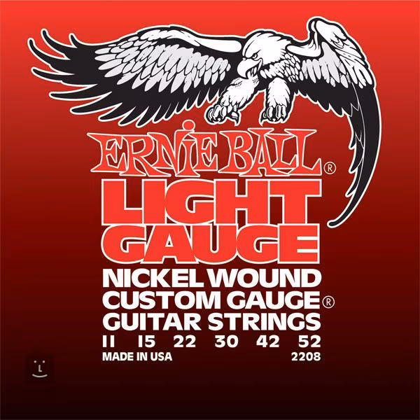 Ernie Ball 2208 Nickel Wound Light - Húrok elektromos gitárra