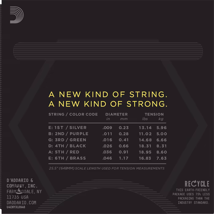 D'Addario NYXL0946 - Húrok elektromos gitárra