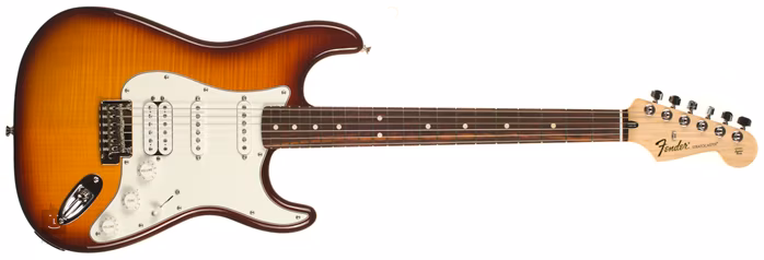 Fender Deluxe Stratocaster HSS Plus Top iOS Connectivity RW TSB - Elektromos gitár