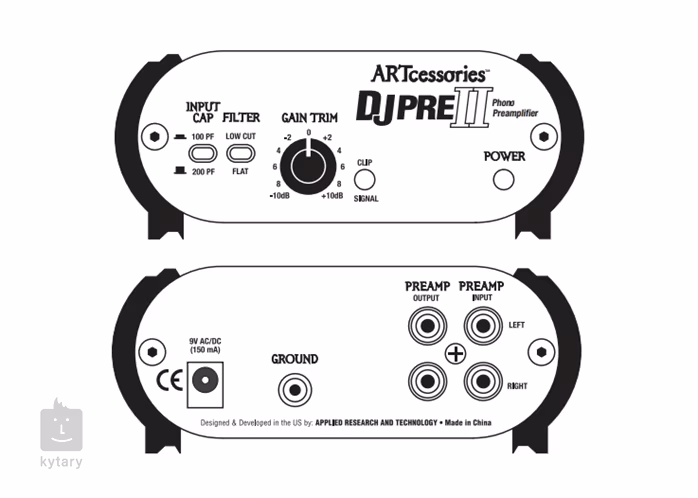 ART DEEJAYPRE II Phono Preamp - Lemezjátszó előerosítő