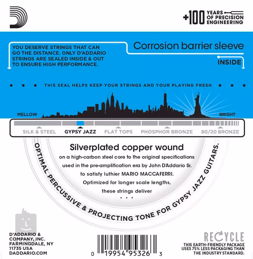 D'Addario EJ83L - Fém húrok akusztikus gitárra