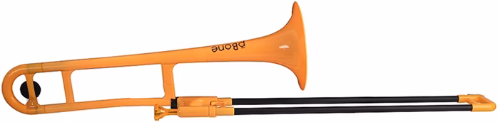 pBone Plastic Trombone Orange - Harsona