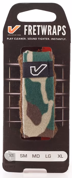 Gruvgear FretWraps Camo Green Medium - Húr tompító