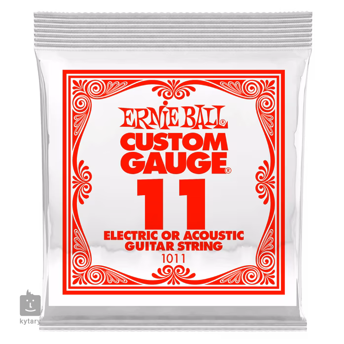 Ernie Ball 1018 Plain Steel Single .011 - Elektromos/akusztikus gitárhúr