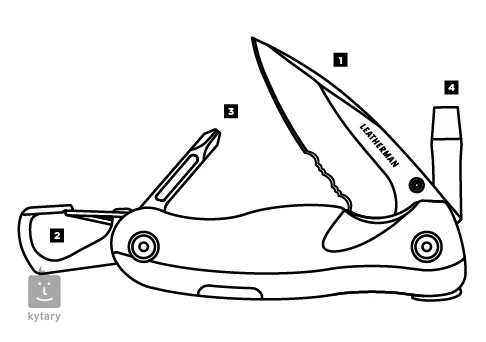 Leatherman CRATER C33TX - Kés