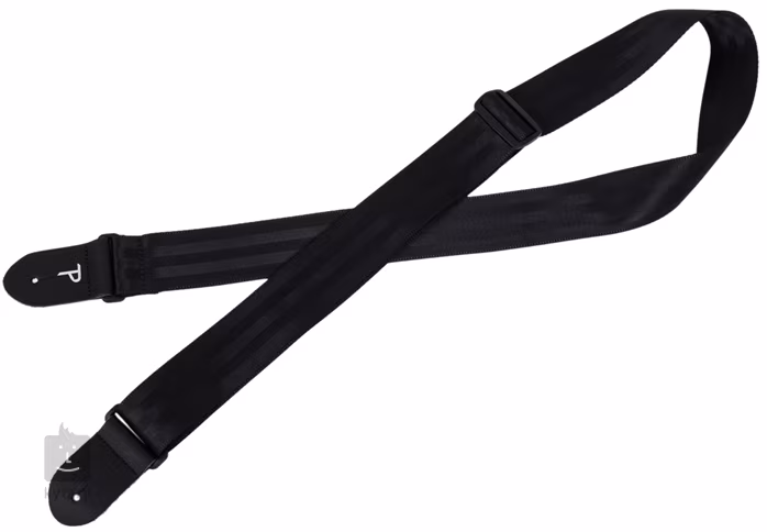 Perri's Leathers 1694 Seatbelt Black - Gitár hevederek