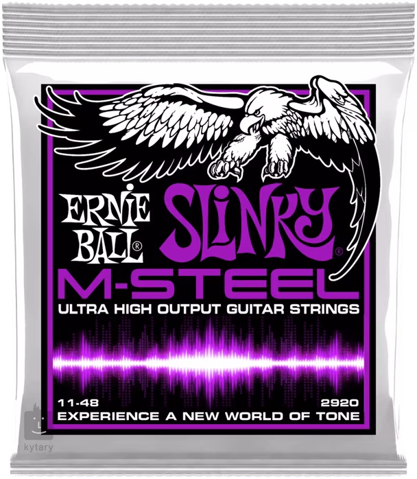 Ernie Ball 2920 M-Steel Power Slinky - Húrok elektromos gitárra
