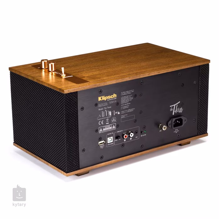 Klipsch The Three Walnut - Vezeték nélküli hordozható hangfal