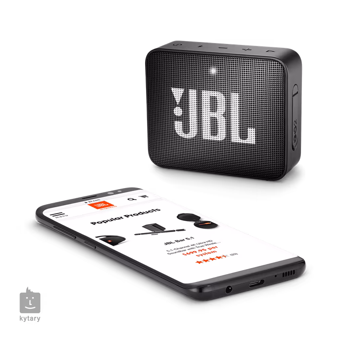JBL GO2 Black - Vezeték nélküli hordozható hangfal