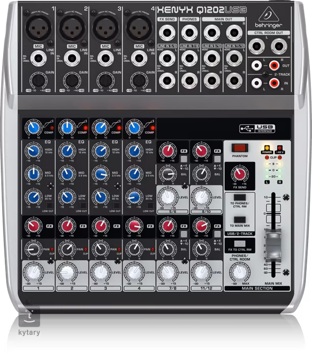 Behringer Q1202USB (kicsomagolt) - Analóg keverő pultok