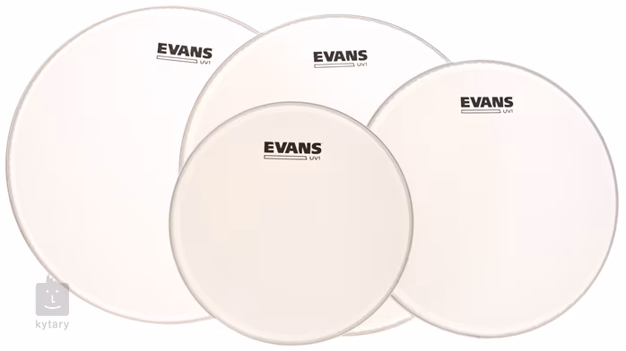 Evans Powerpack: UV1 Coated - 10,12,14 + B14UV1 - Tambőr szett