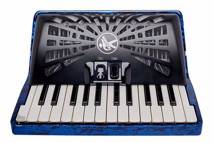 Hohner Bravo II 60 dark blue Silent Key - Tangóharmonika