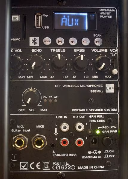 Ibiza sound PORT10UHF-BT - Komplett hangosítási rendszer