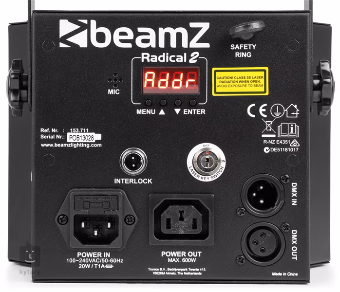 BeamZ Radical II LED Derby - LED effekt