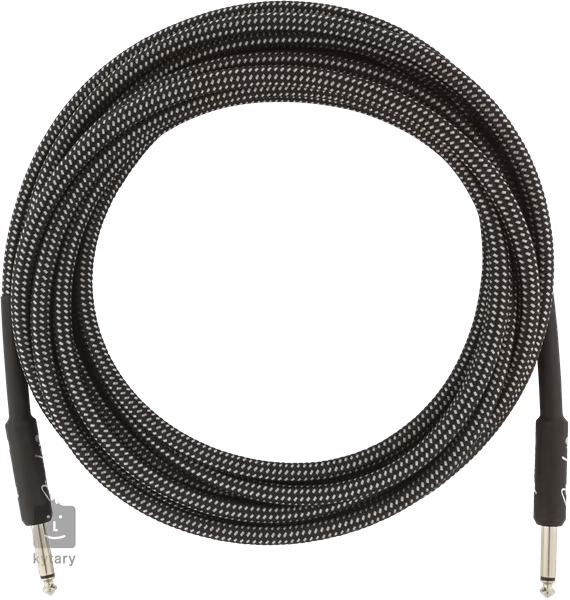 Fender Professional Series 18.6' Instrument Cable Gray Tweed - Hangszer kábel