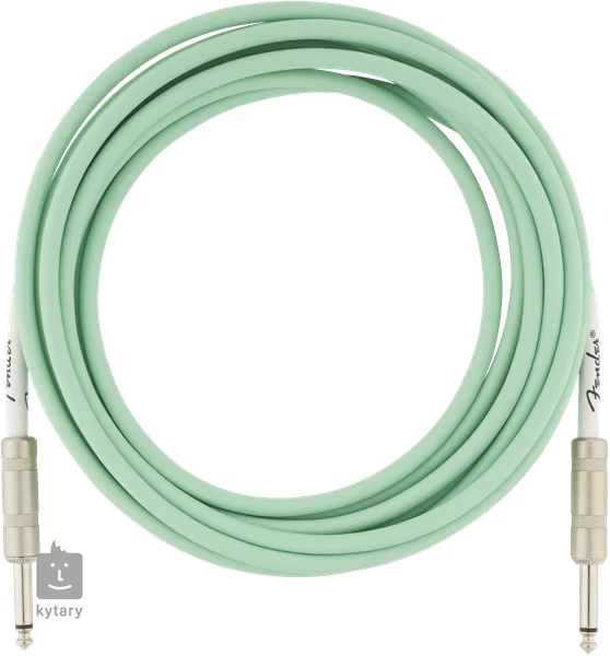 Fender Original Series 18.6' Instrument Cable Surf Green - Hangszer kábel