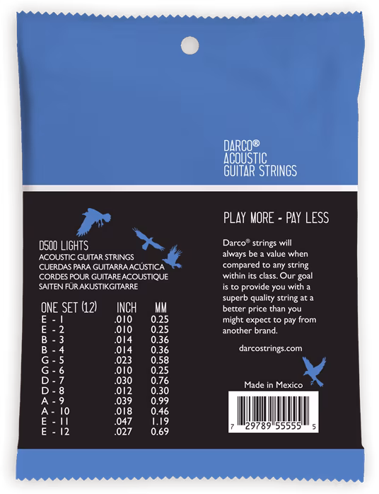 Darco 80/20 Bronze 12-String Light - 12 húros gitár húrok