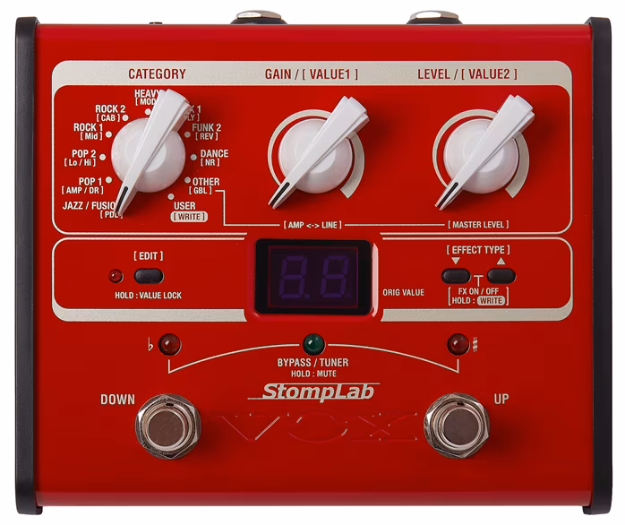 Vox StompLab 1B - basszusgitár multieffekt