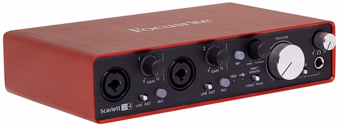 Focusrite Scarlett 2i4 2nd Gen (kicsomagolt) - USB hangkártya