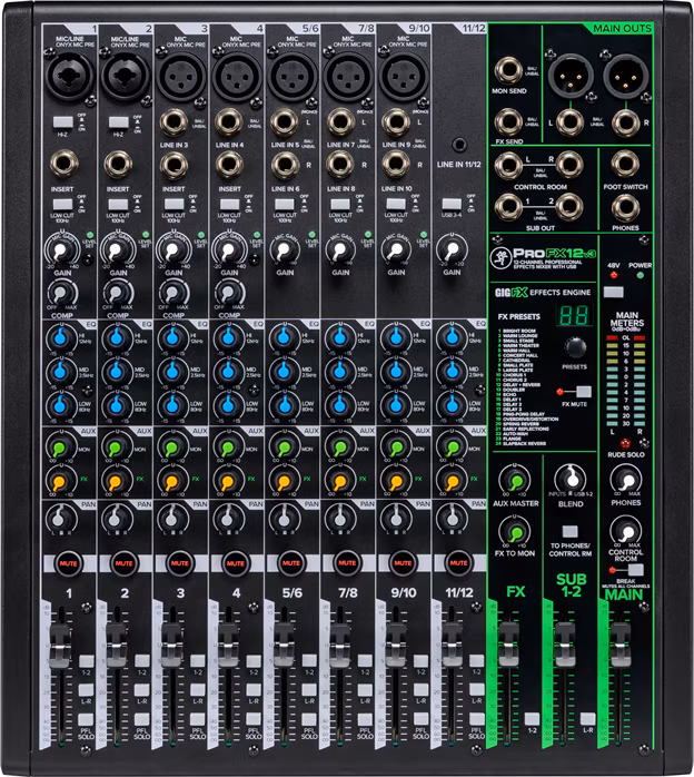 Mackie ProFX12v3 (kicsomagolt) - Analóg keverő pultok
