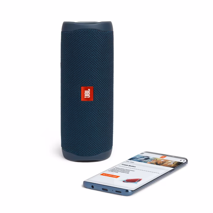 JBL Flip 5 Blue - Vezeték nélküli hordozható hangfal