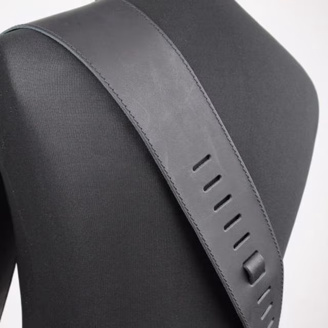 Richter Raw III Contour Vintage Black - Gitár hevederek