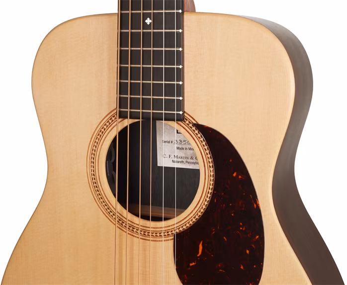 Martin LX1RE (kicsomagolt) - Elektroakusztikus gitár