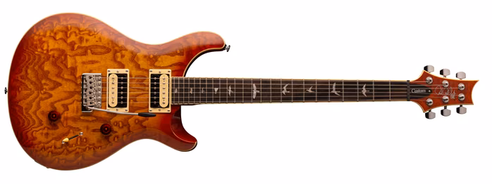 PRS SE Custom 24 Exotic Top Burled Ash VS - Elektromos gitár