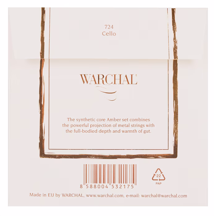 Warchal Amber 720 Set Vcl - Cselló húrok