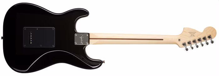 Fender Squier Standard Stratocaster HSS LRL Black and Chrome - Elektromos gitár