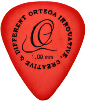 Ortega OGPST12-100 S-Tech Delrin Picks 1.00 mm Red - Pengetők