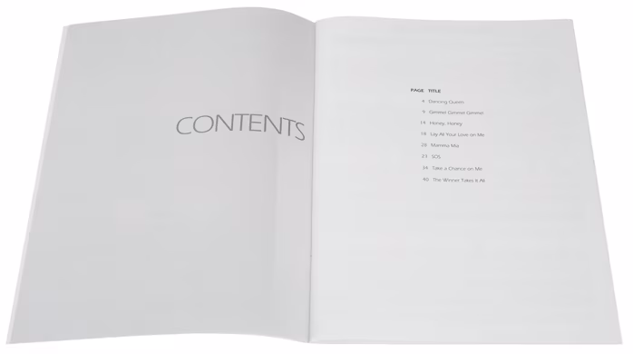 MS Piano Play-Along Volume 73: Mamma Mia! The Movie Soundtrack - Zongora kotta