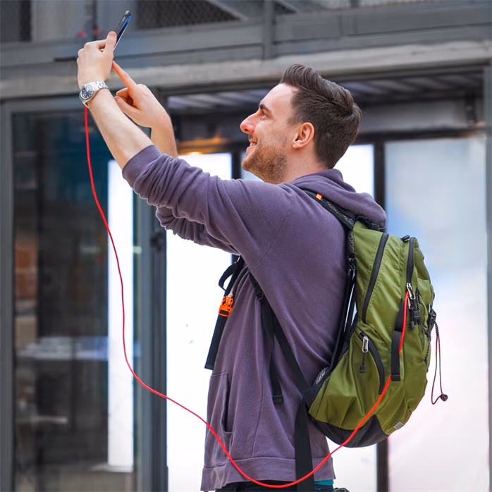 Anker Powerline+ Lightning Red - Lighning kábel
