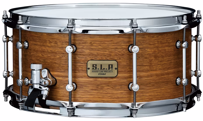 Tama 14" x 6,5" S.L.P. Bold Spotted Gum Snare - Pergődob