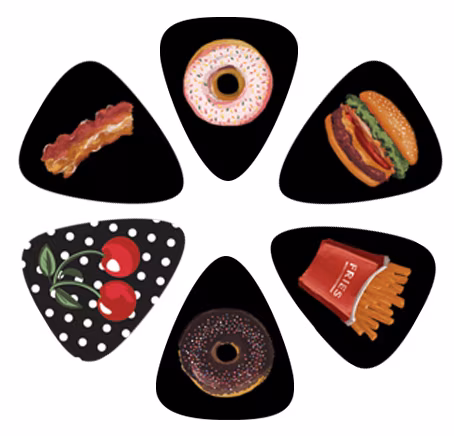 Perri's Leathers Emoji Picks Food - Pengetők