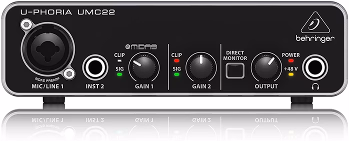 Behringer UMC22 (kicsomagolt) - USB hangkártya