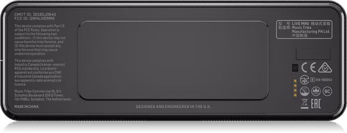 Tannoy LIVE MINI - Vezeték nélküli hordozható hangfal