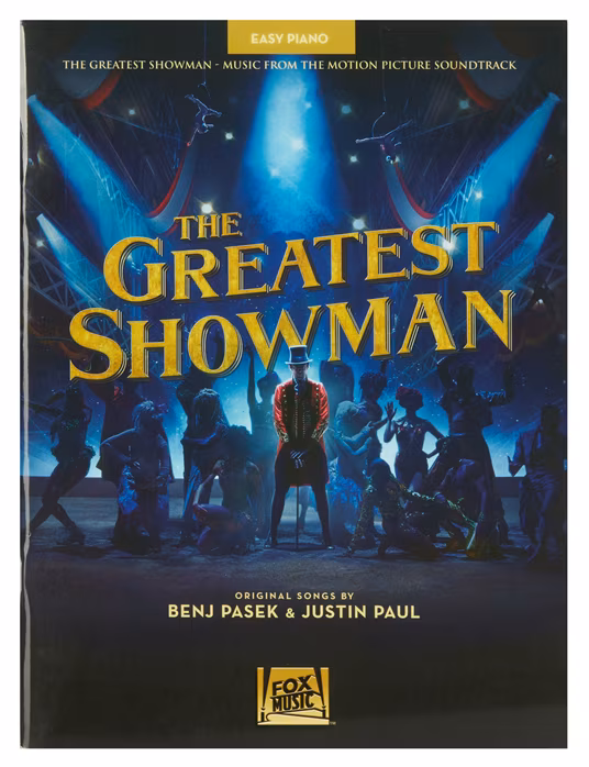MS The Greatest Showman: Easy Piano - Zongora kotta