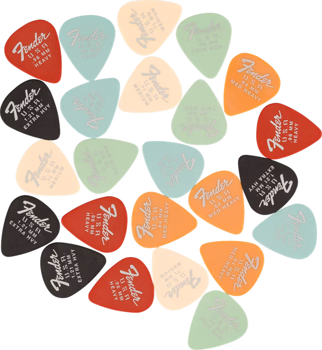 Fender 351 Dura-Tone Picks Mix Pack - Pengetők