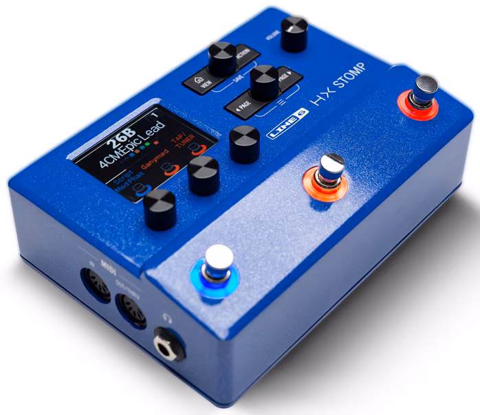 Line 6 Helix HX Stomp Blue Limited Edition - Gitár multieffekt