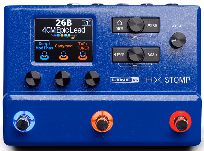 Line 6 Helix HX Stomp Blue Limited Edition - Gitár multieffekt