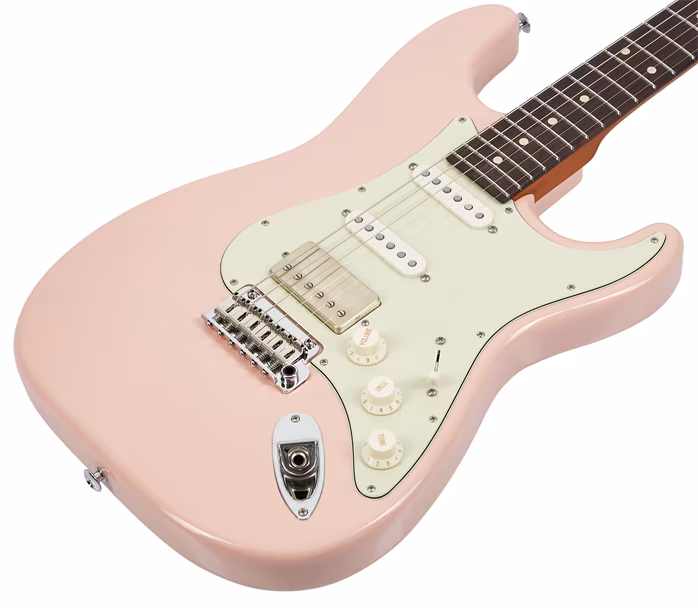 Suhr Mateus Asato Signature Antique Shell Pink HSS - Elektromos gitár