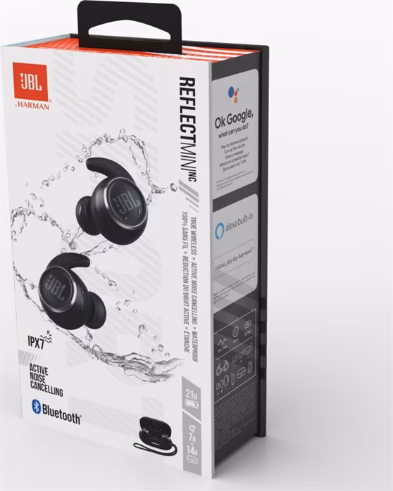 JBL Reflect Mini NC Black - Vezeték nélküli fülhallgató
