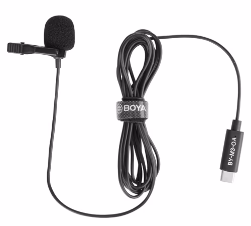 Boya BY-M3-OA (kicsomagolt) - Kondenzátoros csiptető mikrofon