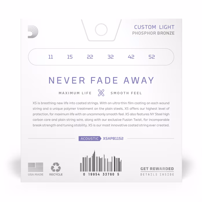 D'Addario XSAPB1152 - Fém húrok akusztikus gitárra