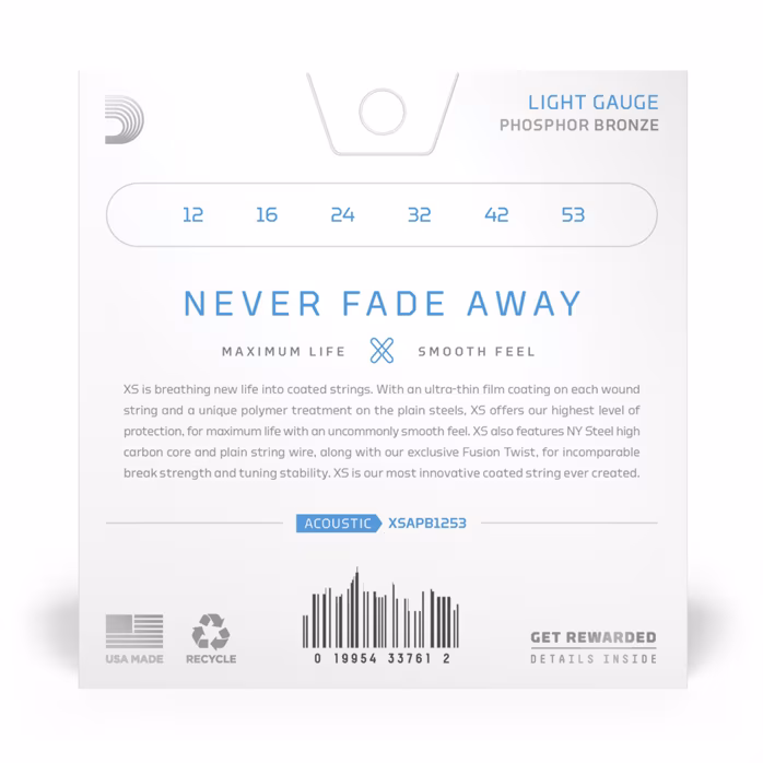 D'Addario XSAPB1253 - Fém húrok akusztikus gitárra