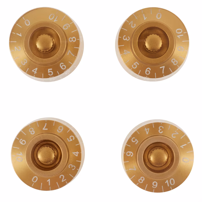 Perri's Leathers Guitar Knob Magnets G Gold - Mágnes